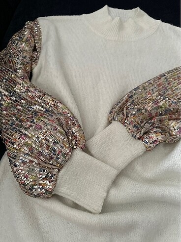 Zara Triko pullu elbise tunik