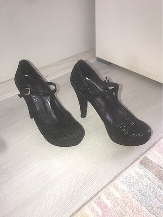 Flo Ayakkabı Siyah platform ayakkabı