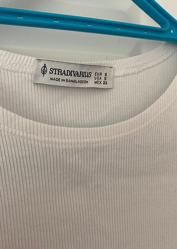 Stradivarius Beyaz Kadın Kısa Kollu Pamuklu Tişört