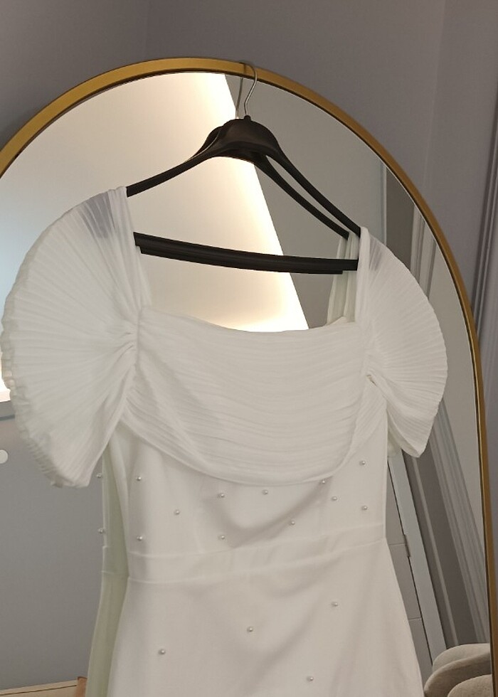 Beyaz elbise - Görsel 4