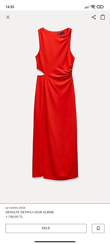 40 Beden Zara elbise
