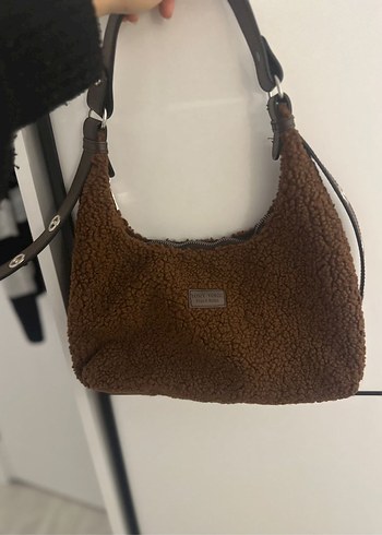 Kahverengi Kemerli Kadın Çanta - Görsel 4