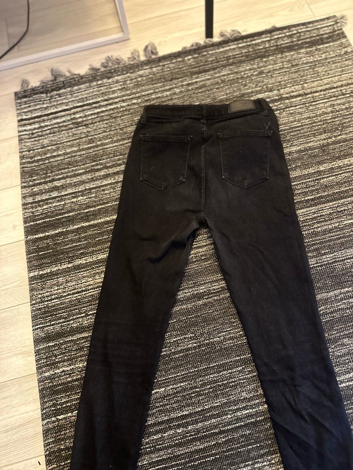 Siyah Regular Fit Kadın  Kot Pantolon - Görsel 3