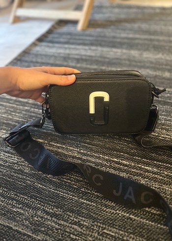 Siyah Deri Marc Jacobs Kadın Çapraz Çanta - Görsel 5