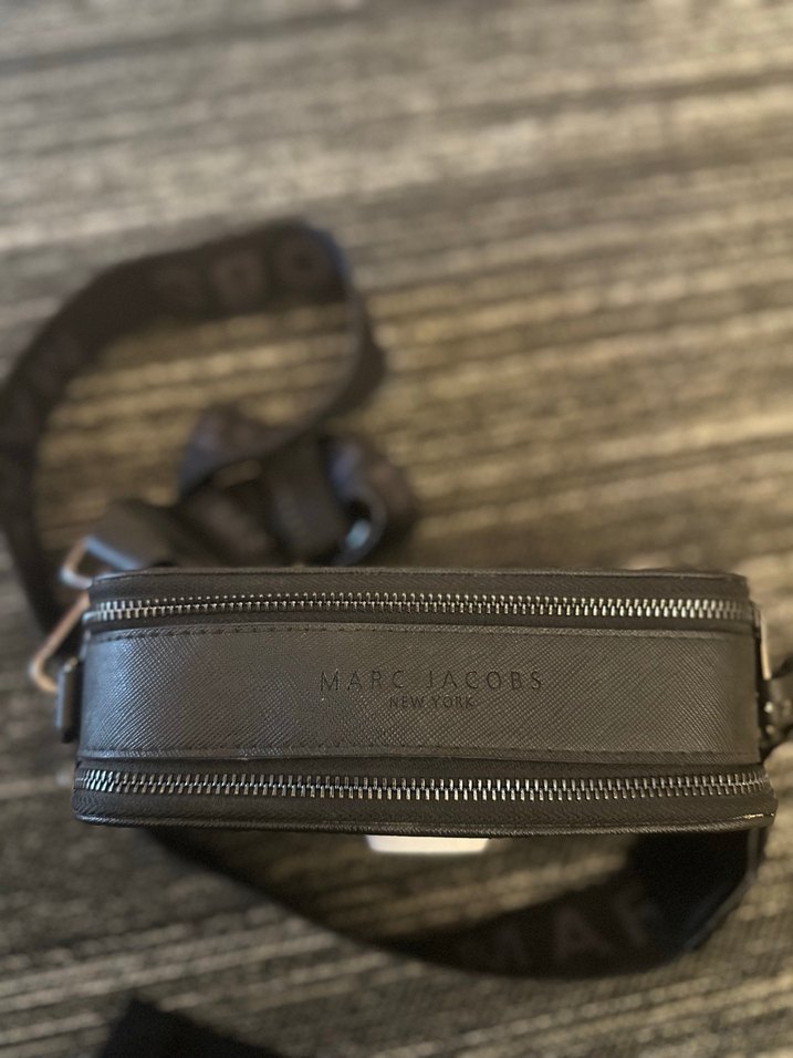 Siyah Deri Marc Jacobs Kadın Çapraz Çanta - Görsel 3