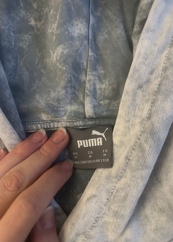 Gri Kapüşonlu Kadın Sweatshirt - Görsel 4