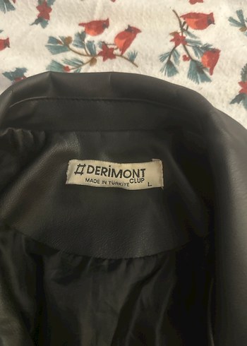 Siyah Kadın Deri Biker Ceket - Görsel 5