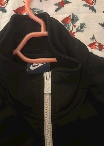 Siyah Nike Fermuarlı Uzun Kollu Ceket - Görsel 5