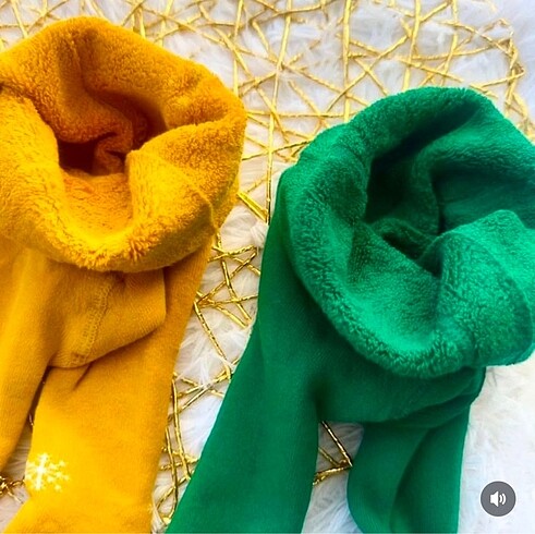 Yılbaşı temalı çocuk havlu külotlu çorap - Görsel 3