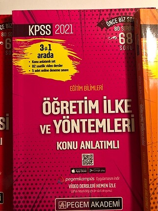 Beden Renk Kpss 2021 eğitim bilimleri konu anlatımı pegem yayını