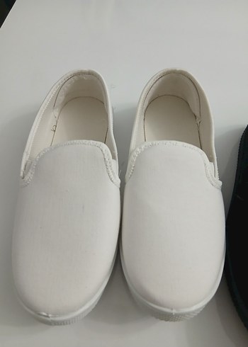 Erkek Çocuk Beyaz Günlük Loafer Ayakkabı