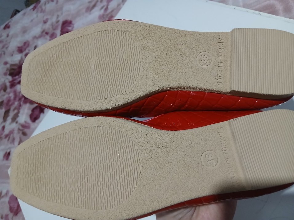 Kız Çocuk Klasik Kırmızı Babet Ayakkabı - Görsel 2