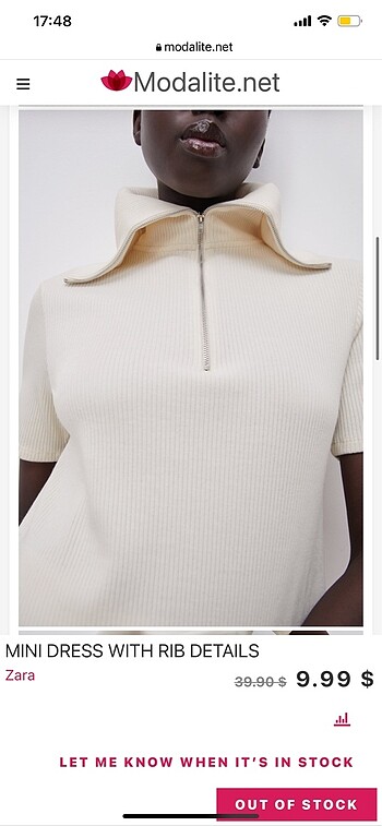 Zara Zara Mini elbise
