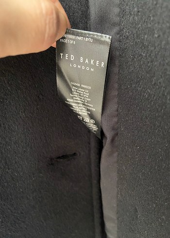 Siyah Çift Düğmeli Kaban - Görsel 5