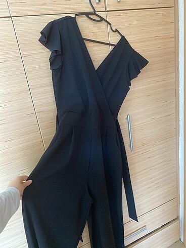 Zara Ambar kışlık siyah tulum