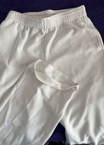 Beyaz Kadın Rahat esofman altı - Görsel 4