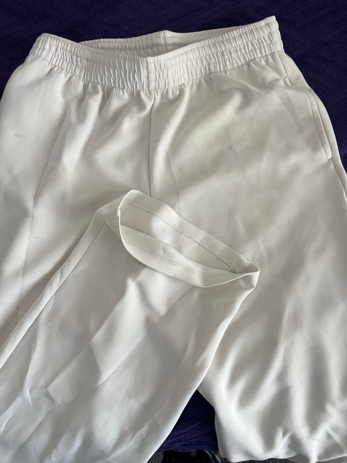 Beyaz Kadın Rahat esofman altı - Görsel 4