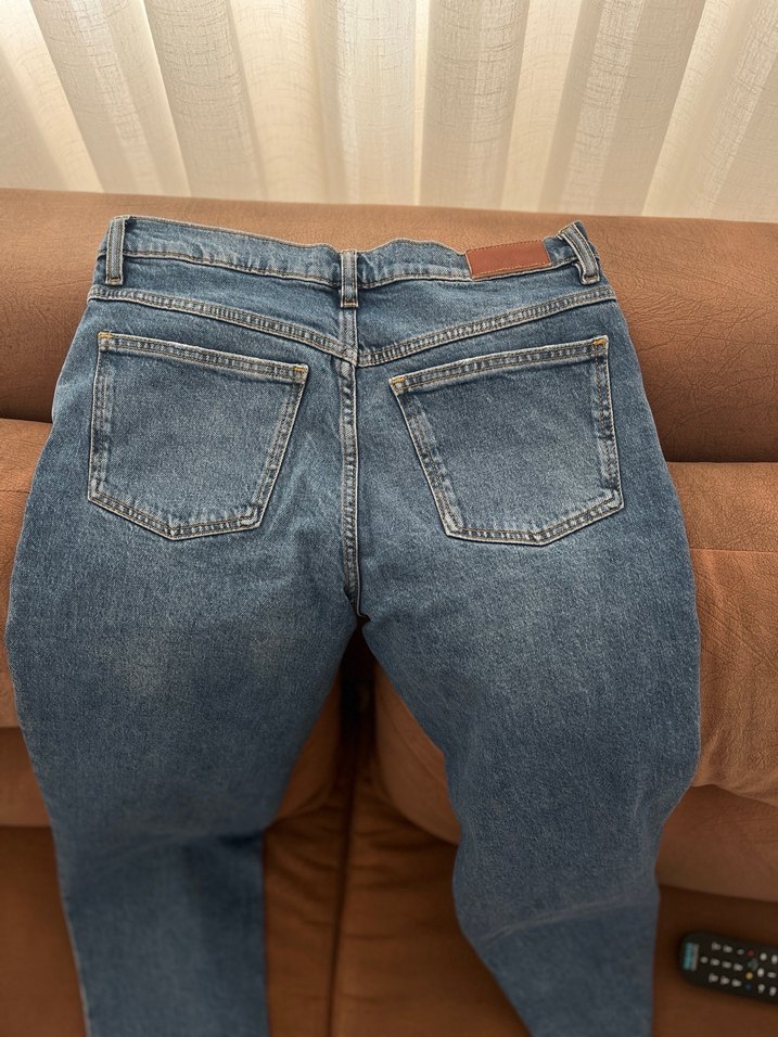 Mango mavi mom jean - Görsel 4