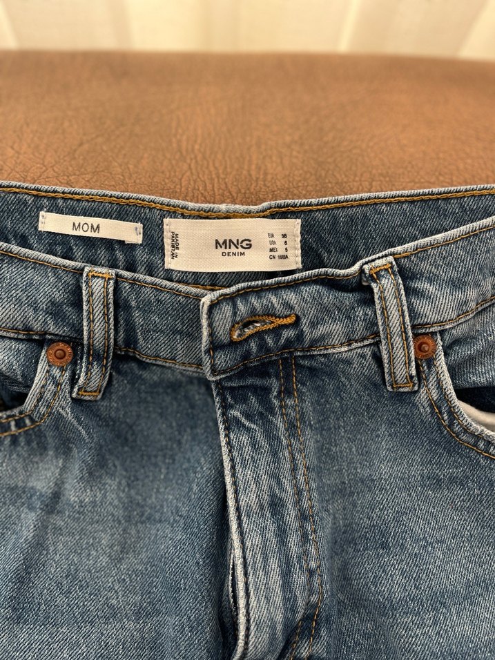 Mango mavi mom jean - Görsel 2