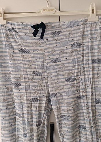 xxl Beden gri Renk Gri Kadın Pilili Rahat Pijama