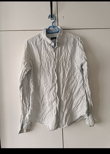  Beden mavi Renk Gri tonlu bel kemerli kadın kot pantolon