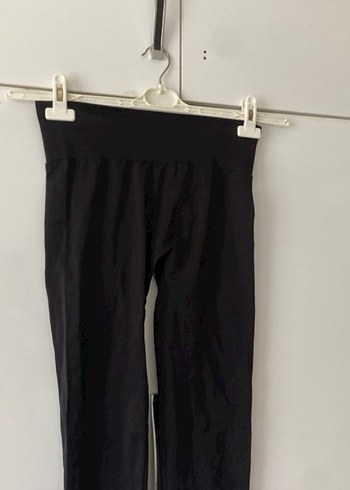 m Beden Kemerli Siyah Spor Kadın Tayt