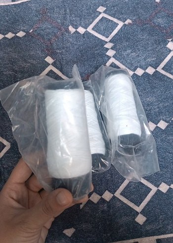 Beyaz El İşi İplik Seti