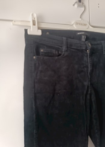 40 Beden siyah Renk Kemerli Siyah Normal Boy Kadın Kot Pantolon