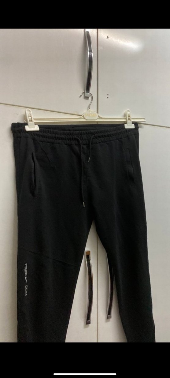 Siyah Erkek Rahat Kesim Eşofman Altı - Görsel 3