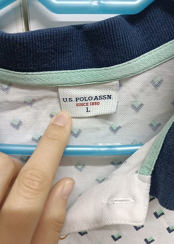 Beyaz Baskılı Erkek Polo Tişört - Görsel 4