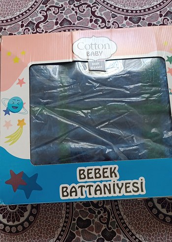 Mavi Desenli Bebek Battaniyesi - Görsel 2