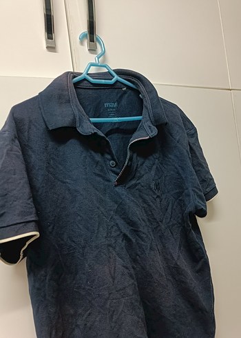 Lacivert Keten Erkek Polo Tişört - Görsel 3