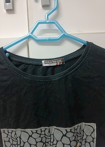 Siyah Baskılı Oversize Erkek Tişört - Görsel 4