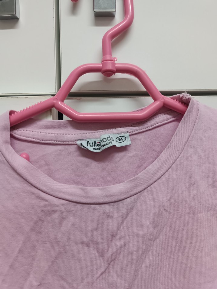 Kadın Pembe Kısa Kollu Tişört - Görsel 4