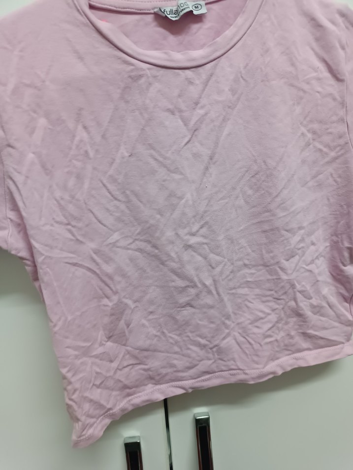 Kadın Pembe Kısa Kollu Tişört - Görsel 3