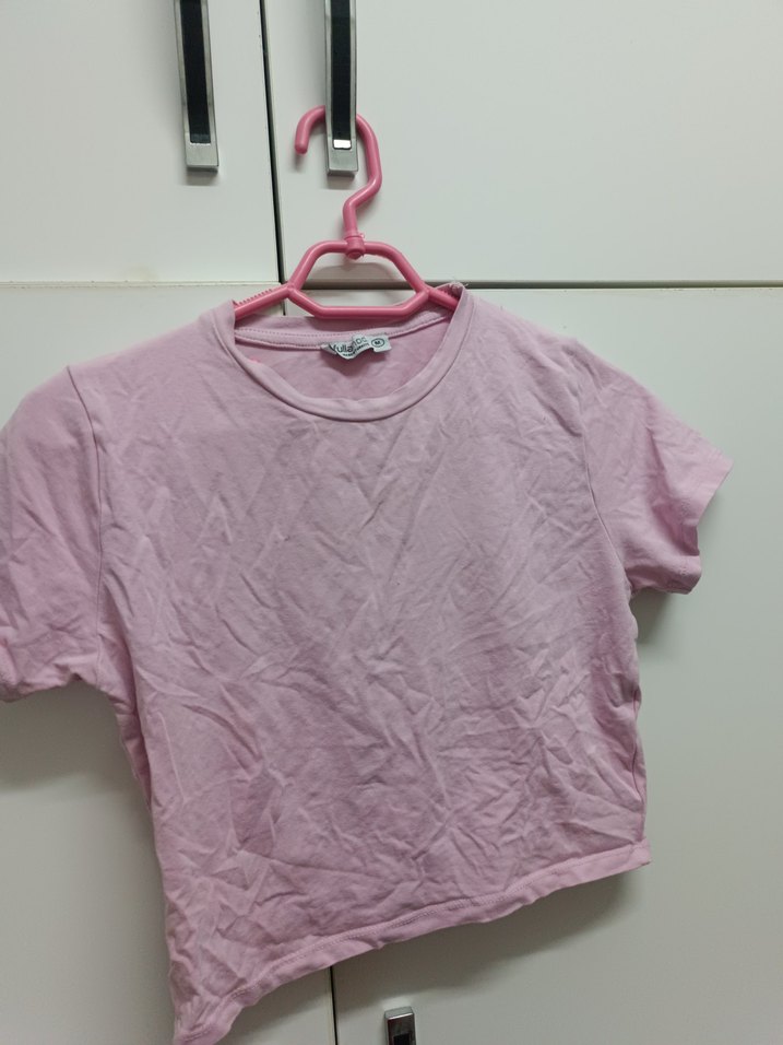 Kadın Pembe Kısa Kollu Tişört - Görsel 2