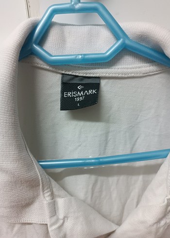 Beyaz Keten Erkek Polo Tişört - Görsel 5