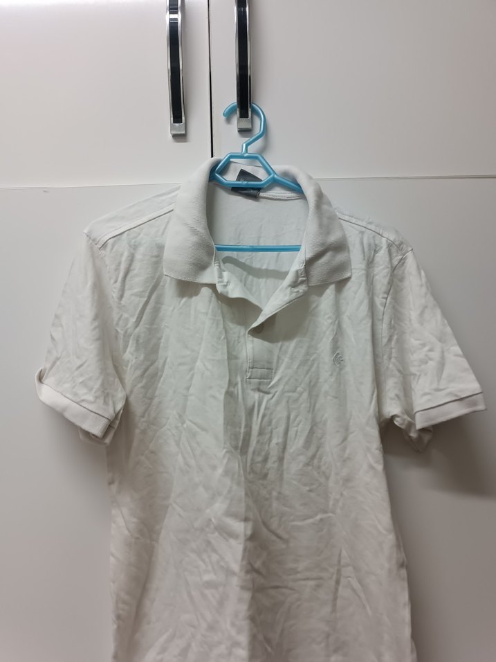 Beyaz Keten Erkek Polo Tişört - Görsel 2