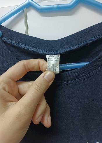 Lacivert Baskılı Erkek Tişört - Görsel 5