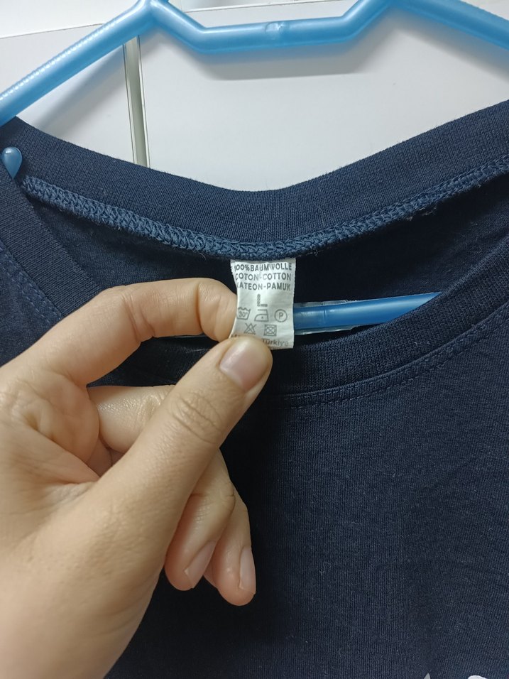 Lacivert Baskılı Erkek Tişört - Görsel 5