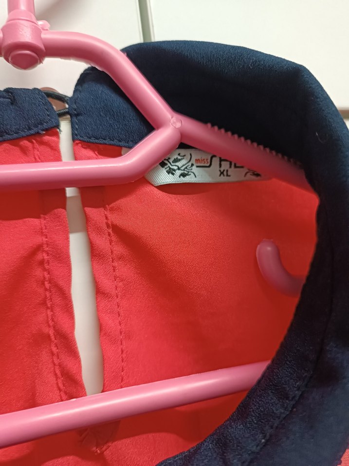 Kragenli Kolsuz Kırmızı Kadın Gömlek - Görsel 5