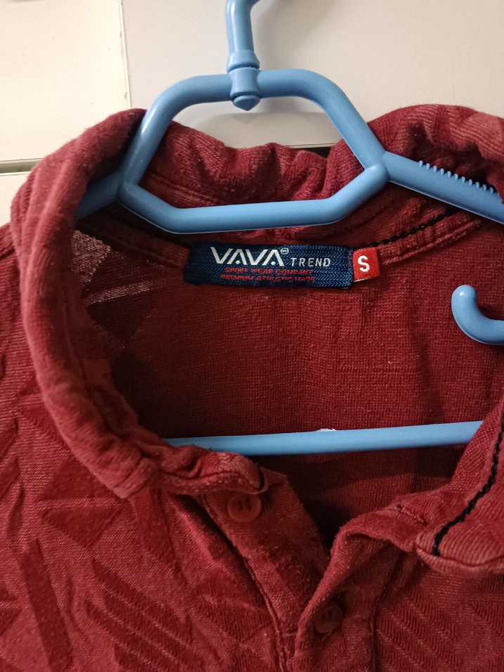 Bordo Desenli Erkek Polo Tişört - Görsel 4