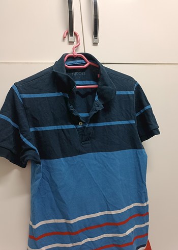 Düğmeli Lacivert Mavi Erkek Polo Tişört - Görsel 3