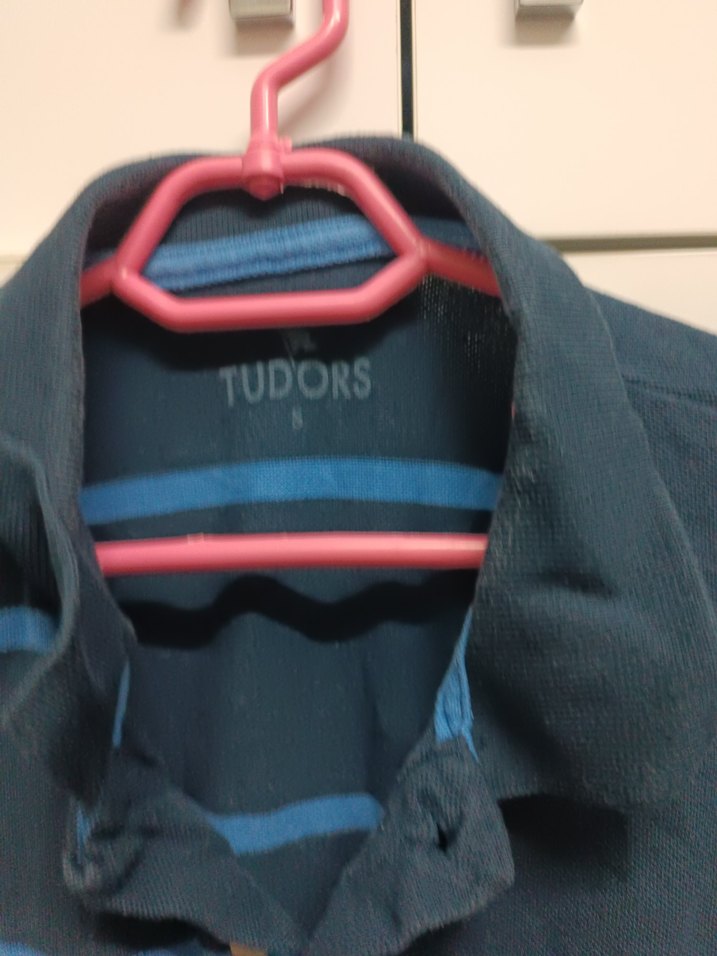 Düğmeli Lacivert Mavi Erkek Polo Tişört - Görsel 4