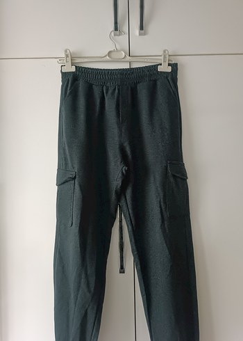 Gri Kadın Kargo Eşofman Altı - Görsel 2