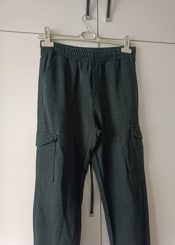 Gri Kadın Kargo Eşofman Altı - Görsel 3