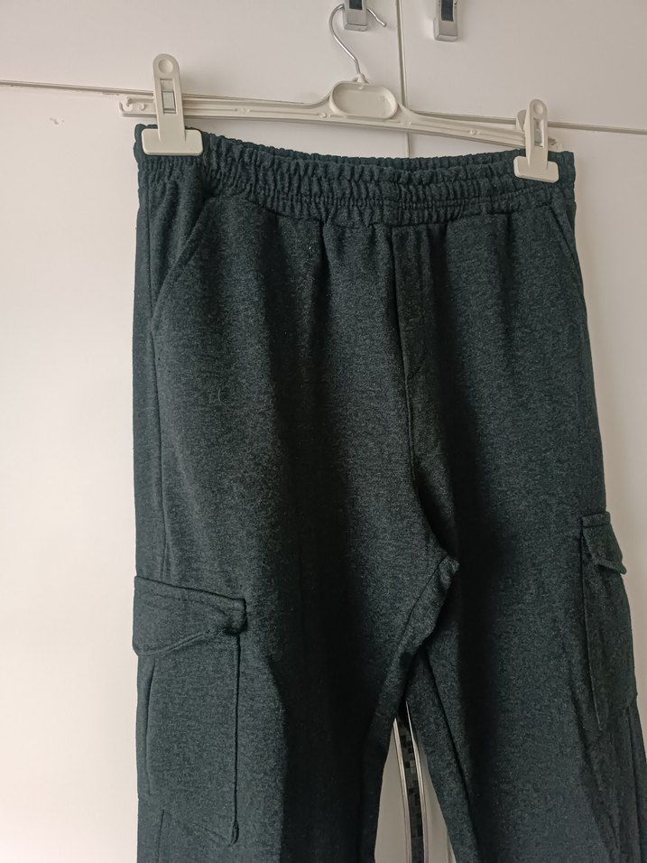 Gri Kadın Kargo Eşofman Altı - Görsel 5