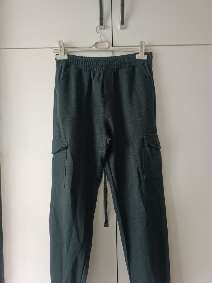 Gri Kadın Kargo Eşofman Altı - Görsel 2