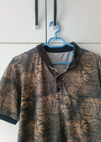 Erkek Kahverengi Batik Polo Tişört - Görsel 4