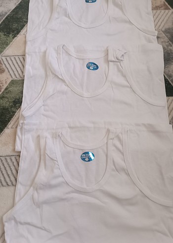 Beyaz Erkek Atlet - Normal Boy, Regular Fit - Görsel 2